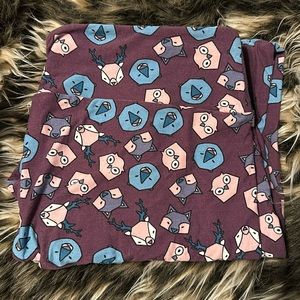 LuLaRoe T/C leggings. Woodland animal print